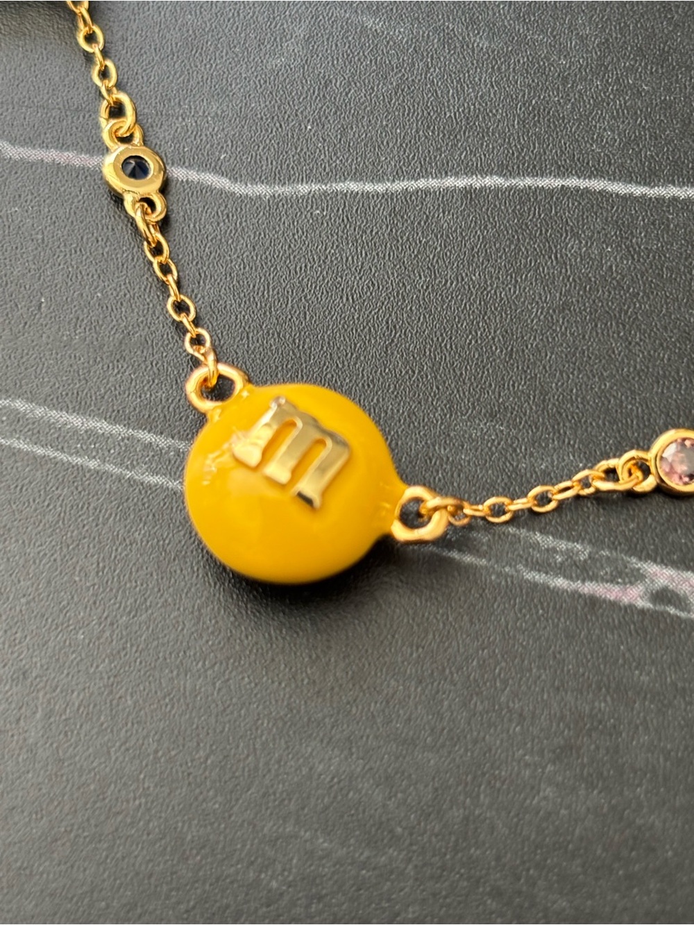 NWOT Kate spade Gold-Tone Multicolor Candy Charm Necklace - Picture 6 of 7